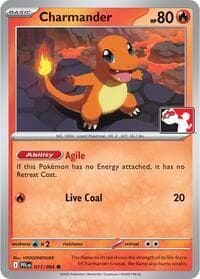Charmander - Prize Pack Series Cards - Pokemon card
