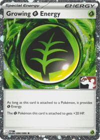 Growing Grass Energy - 086/088 (Cosmos Holo) - Prize Pack Series Cards - Pokemon card