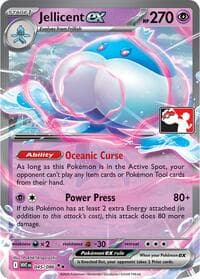 Jellicent ex - Prize Pack Series Cards - Pokemon card
