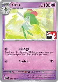 Kirlia - Prize Pack Series Cards - Pokemon card
