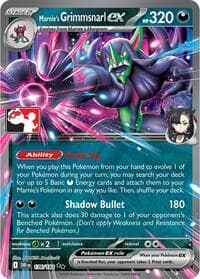 Marnie's Grimmsnarl ex - Prize Pack Series Cards - Pokemon card