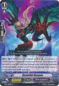 Beautiful Harpuia - BT07: Rampage of the Beast King - Cardfight Vanguard card