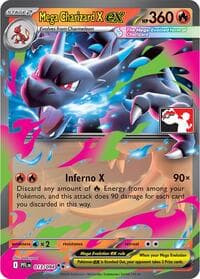 Mega Charizard X ex - Prize Pack Series Cards - Pokemon card