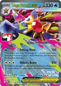 Mega Starmie ex - Prize Pack Series Cards - Pokemon card