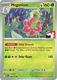 Meganium - Prize Pack Series Cards - Pokemon card