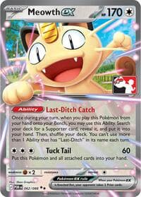 Meowth ex - Prize Pack Series Cards - Pokemon card