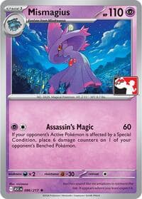 Mismagius - Prize Pack Series Cards - Pokemon card