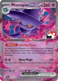 Mismagius ex - Prize Pack Series Cards - Pokemon card