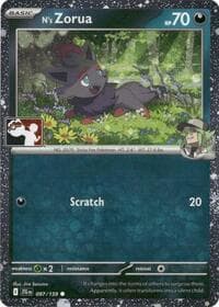 N's Zorua - 097/159 (Cosmos Holo) - Prize Pack Series Cards - Pokemon card