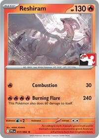 Reshiram - Prize Pack Series Cards - Pokemon card