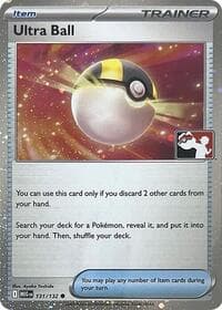 Ultra Ball - 131/132 (Cosmos Holo) - Prize Pack Series Cards - Pokemon card