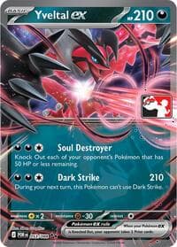 Yveltal ex - Prize Pack Series Cards - Pokemon card