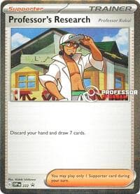 Professor's Research [Professor Kukui] - 222 - Professor Program Promos - Pokemon card