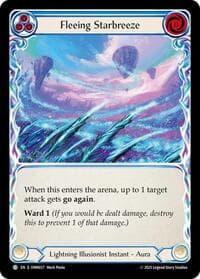 Fleeing Startbreeze - Omens of the Third Age - Flesh and Blood TCG card