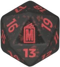 Marvel's Super Heroes Prerelease Spindown Life Counter (Red) - Wizards of the Coast Dice - Life Counters card