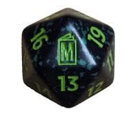 Marvel's Super Heroes Prerelease Spindown Life Counter (Green) - Wizards of the Coast Dice - Life Counters card