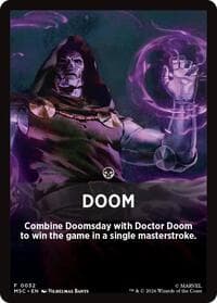 Doom Theme Card - Commander: Marvel Super Heroes - Magic: The Gathering card