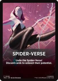 Spider-Verse Theme Card - Commander: Marvel Super Heroes - Magic: The Gathering card