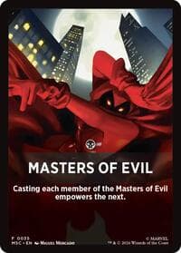 Masters of Evil Theme Card - Commander: Marvel Super Heroes - Magic: The Gathering card