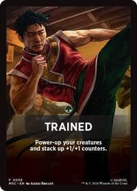 Trained Theme Card - Commander: Marvel Super Heroes - Magic: The Gathering card