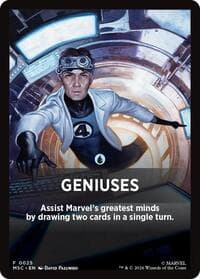 Geniuses Theme Card - Commander: Marvel Super Heroes - Magic: The Gathering card