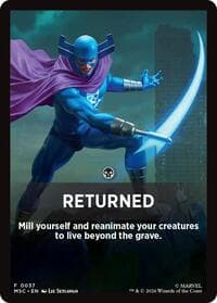 Returned Theme Card - Commander: Marvel Super Heroes - Magic: The Gathering card
