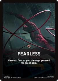 Fearless Theme Card - Commander: Marvel Super Heroes - Magic: The Gathering card