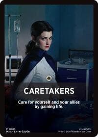 Caretakers Theme Card - Commander: Marvel Super Heroes - Magic: The Gathering card