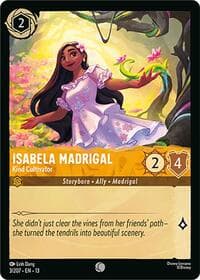 Isabela Madrigal - Kind Cultivator - Attack of the Vine! - Disney Lorcana card