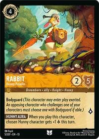 Rabbit - Hunny Paladin - Attack of the Vine! - Disney Lorcana card