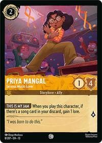 Priya Mangal - Serious Music Lover - Attack of the Vine! - Disney Lorcana card