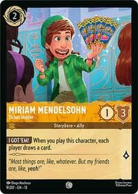 Miriam Mendelsohn - Ticket Holder - Attack of the Vine! - Disney Lorcana card
