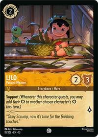 Lilo - Patient Weaver - Attack of the Vine! - Disney Lorcana card