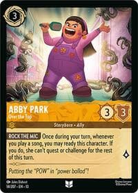 Abby Park - Over the Top - Attack of the Vine! - Disney Lorcana card