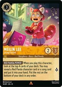Meilin Lee - Losing Control - Attack of the Vine! - Disney Lorcana card