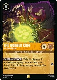 The Horned King - Merciless Master - Attack of the Vine! - Disney Lorcana card