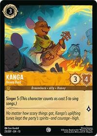 Kanga - Hunny Bard - Attack of the Vine! - Disney Lorcana card
