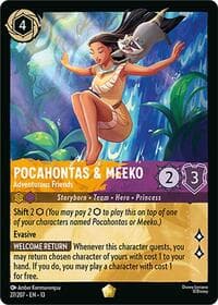 Pocahontas & Meeko - Adventurous Friends - Attack of the Vine! - Disney Lorcana card
