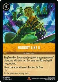 Nobody Like U - Attack of the Vine! - Disney Lorcana card