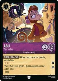 Abu - Wise Sultan - Attack of the Vine! - Disney Lorcana card