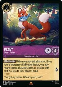 Vixey - Expert Fisher - Attack of the Vine! - Disney Lorcana card