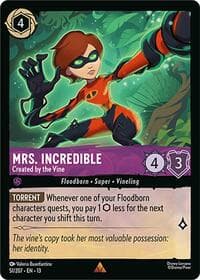 Mrs. Incredible - Created by the Vine - Attack of the Vine! - Disney Lorcana card