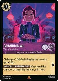 Grandma Wu - Wise Grandmother - Attack of the Vine! - Disney Lorcana card