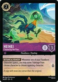 Heihei - Created by the Vine - Attack of the Vine! - Disney Lorcana card