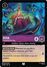 Hera - Created by the Vine - Attack of the Vine! - Disney Lorcana card