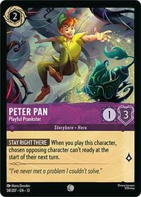 Peter Pan - Playful Prankster - Attack of the Vine! - Disney Lorcana card