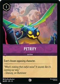 Petrify - Attack of the Vine! - Disney Lorcana card