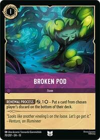Broken Pod - Attack of the Vine! - Disney Lorcana card