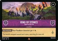 Ring of Stones - Taken by the Vine - Attack of the Vine! - Disney Lorcana card