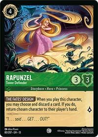 Rapunzel - Tower Defender - Attack of the Vine! - Disney Lorcana card
